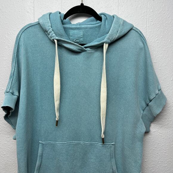 American Eagle Hooded Sweatshirt Womens Medium Oversized Workout Fitness Walking - Picture 3 of 12